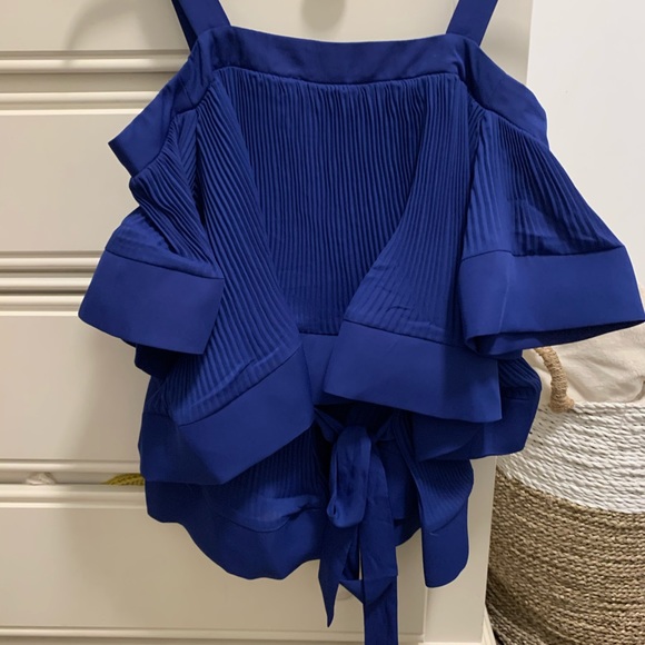 Garcia blue OTS Blouse - Picture 2 of 5